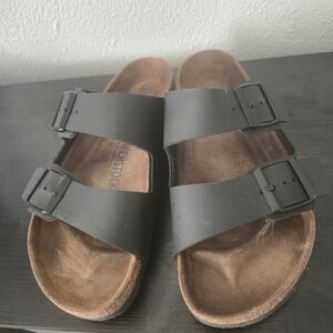 Birkenstock Black and Brown Sandals